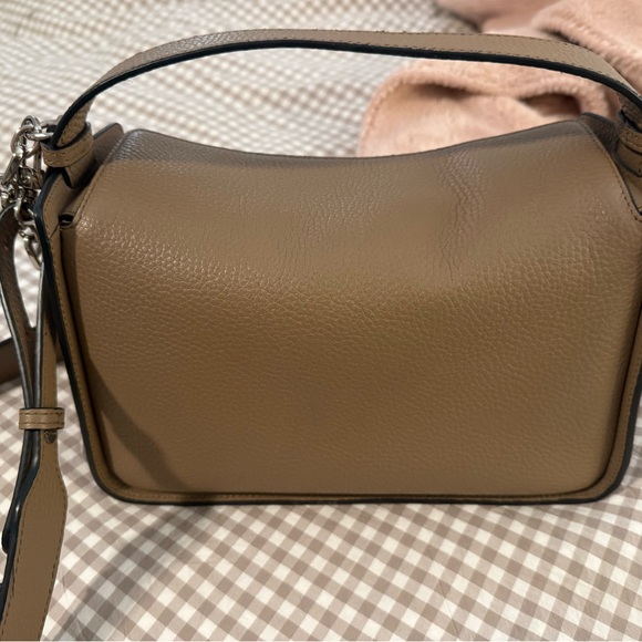 The Horse Clementine Taupe Leather Shoulder Crossbody - Picture 6 of 8